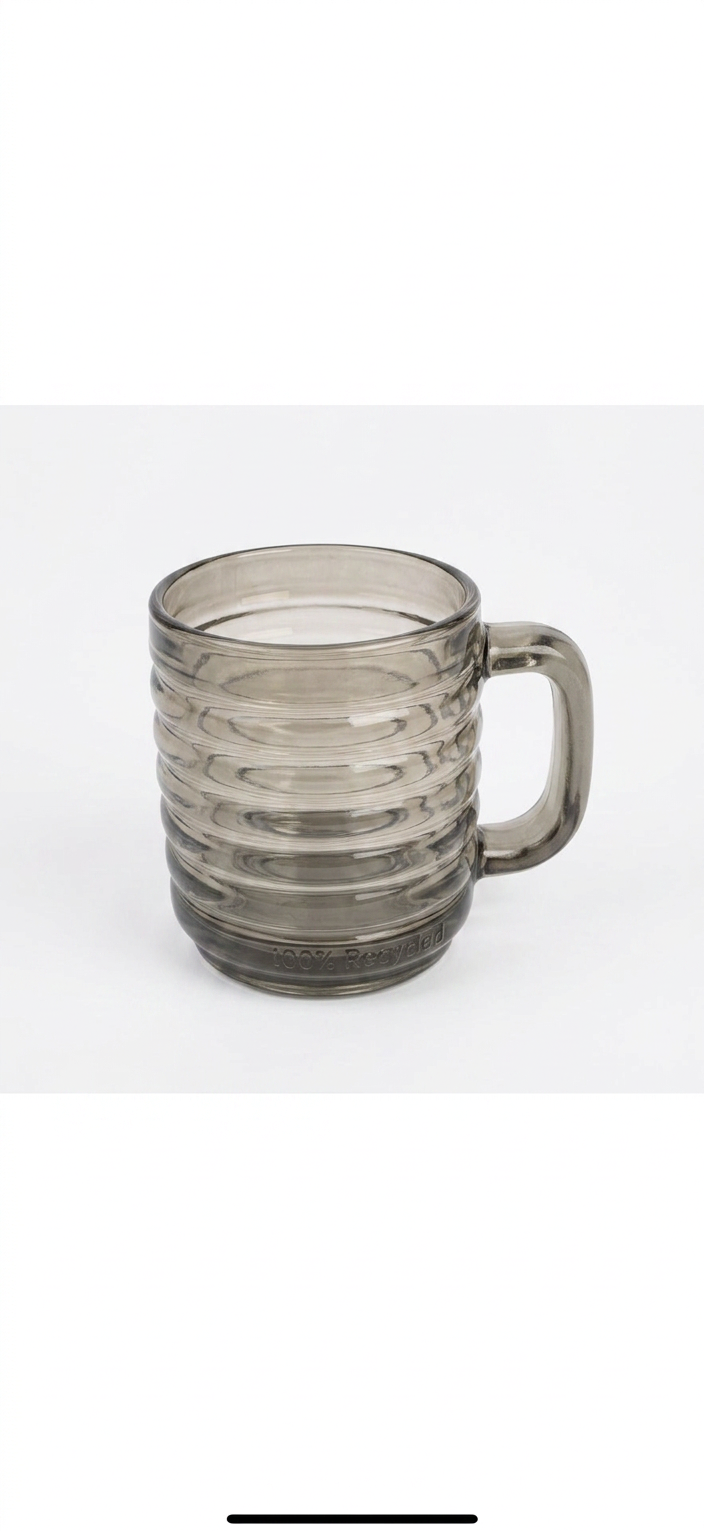 Vaso de cerveza Suave 400 ml gris